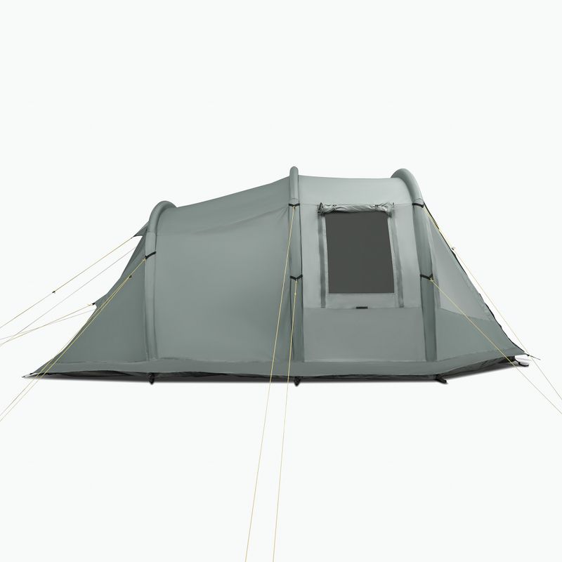 Aufblasbares 4-Personen Campingzelt KADVA AIRcamp 4.4 grün 5