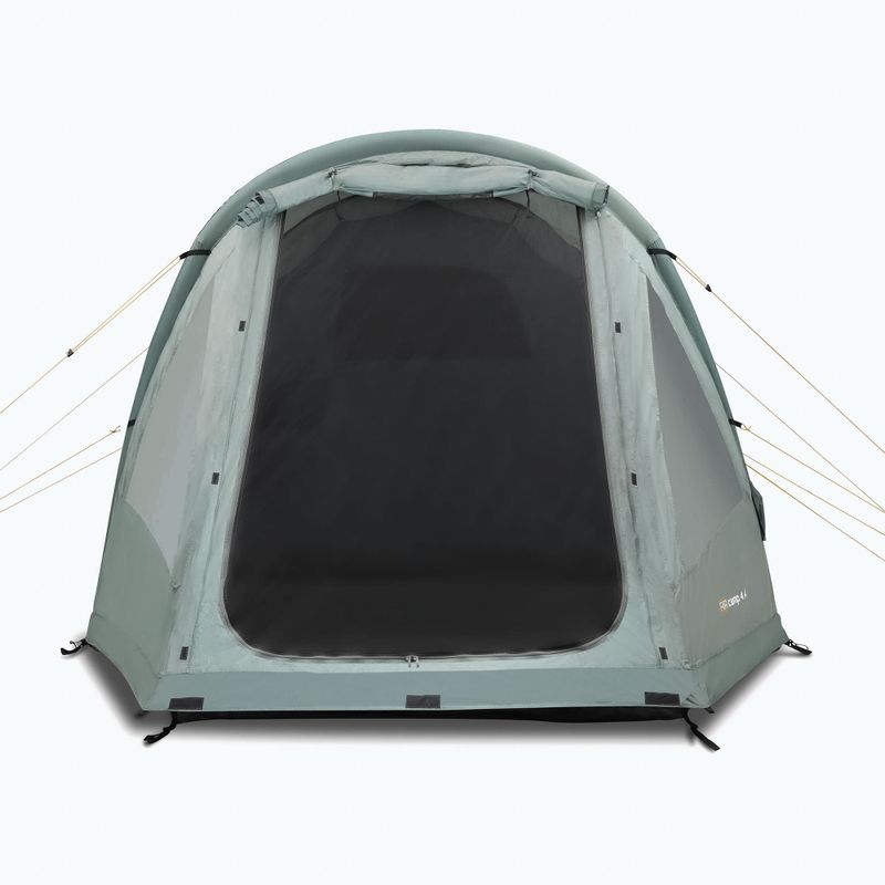 Aufblasbares 4-Personen Campingzelt KADVA AIRcamp 4.4 grün 12