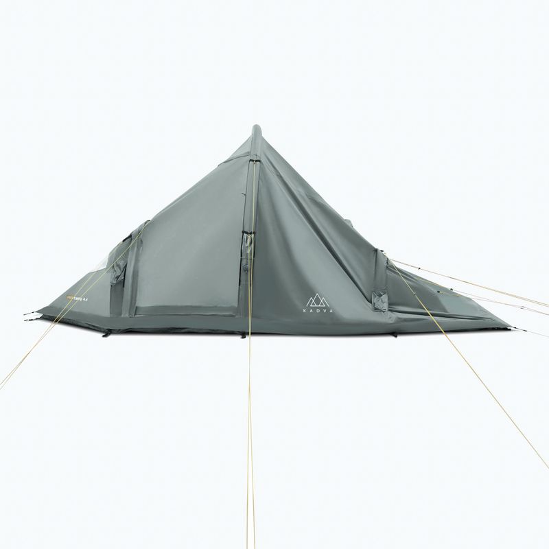 Aufblasbares 4-Personen Campingzelt KADVA AIRcamp 4.4 grün 19