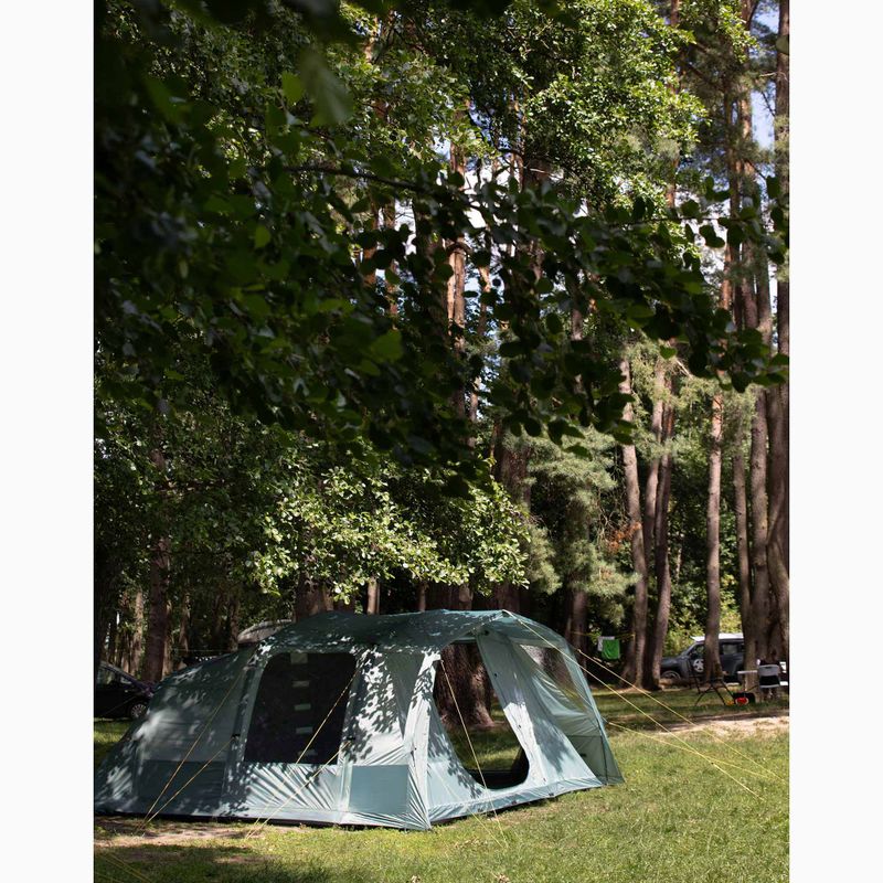 Aufblasbares 6-Personen Campingzelt KADVA AIRcamp 6.24 grün 36