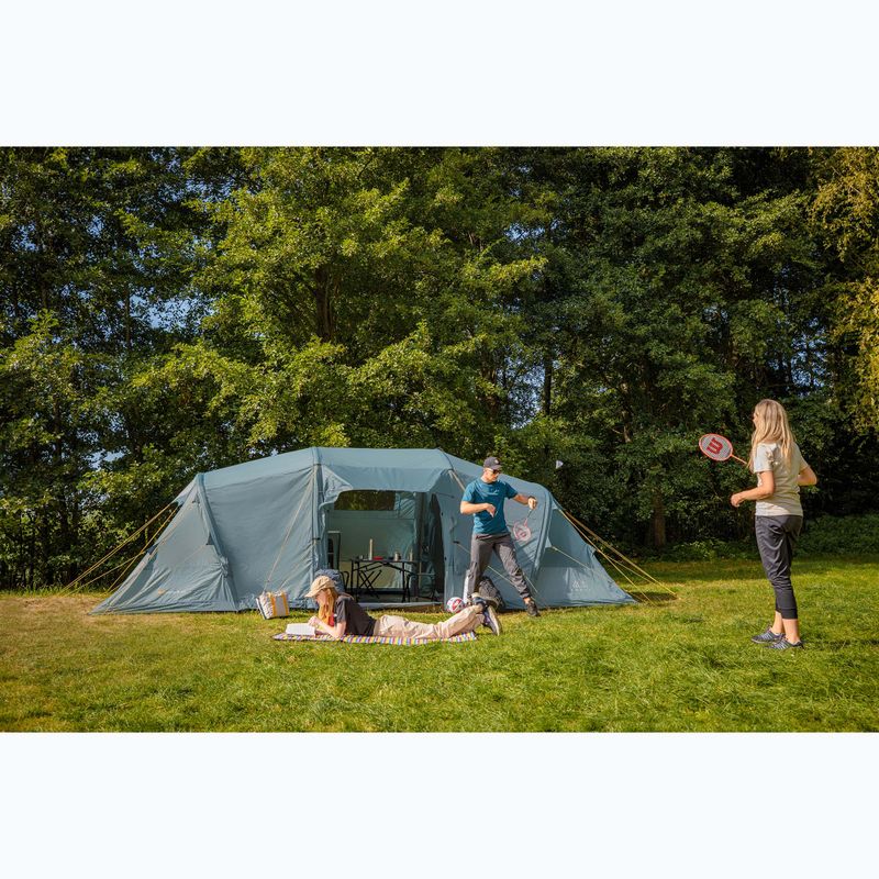 Aufblasbares 8-Personen Campingzelt KADVA AIRcamp 8.44 grün 27