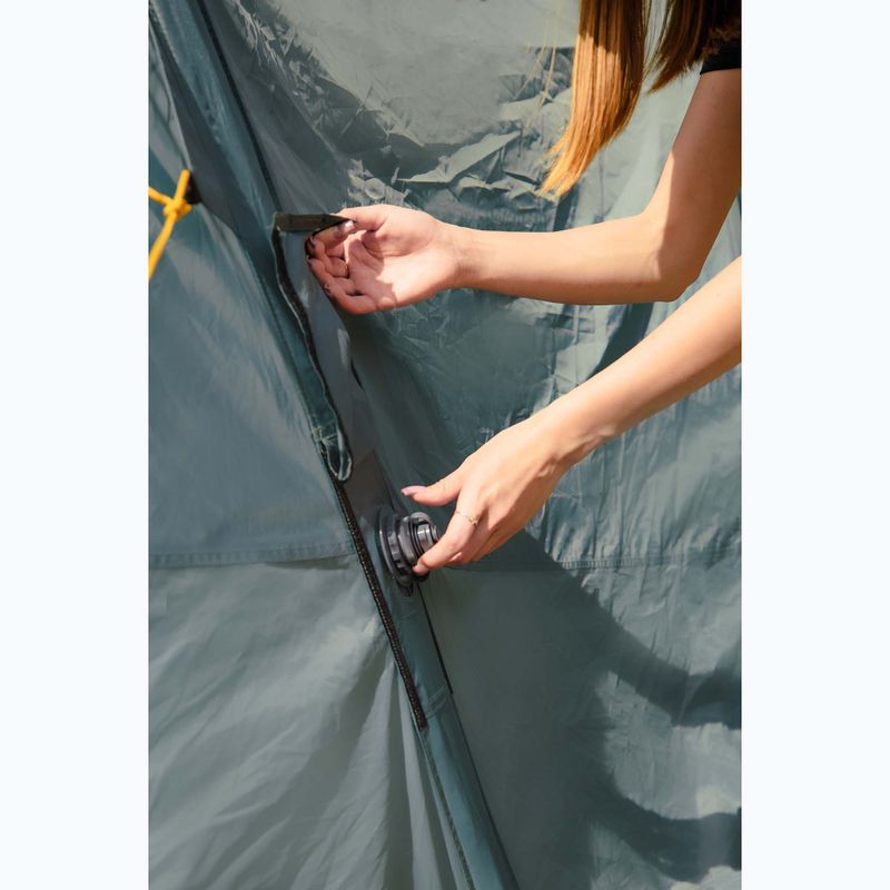 Aufblasbares 8-Personen Campingzelt KADVA AIRcamp 8.44 grün 32