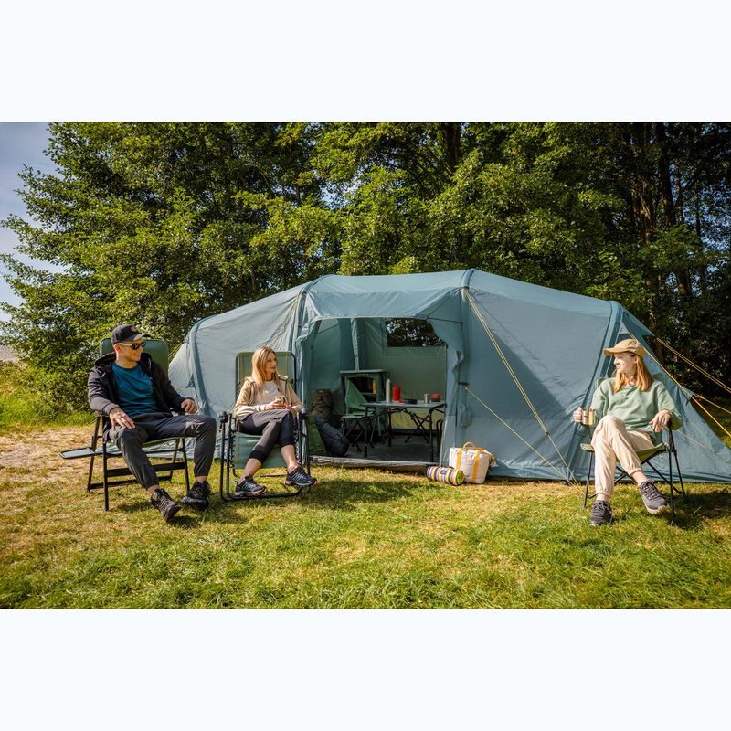 Aufblasbares 8-Personen Campingzelt KADVA AIRcamp 8.44 grün 33