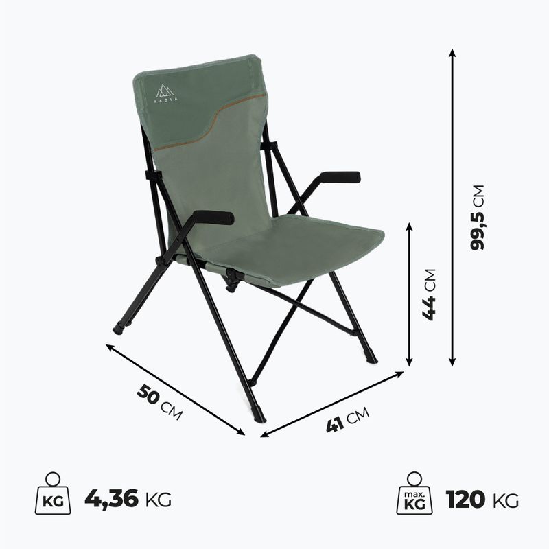 KADVA CAMPchair 1.0 Wanderstuhl grün 16