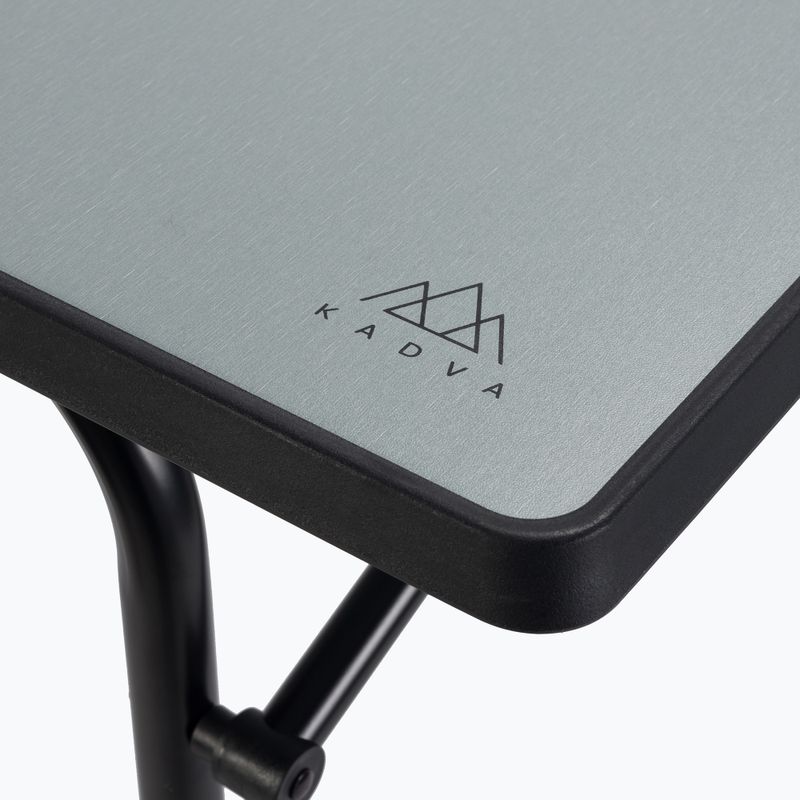 Klappbarer Campingtisch KADVA CAMPtable groß für 4-6 Personen grau 2
