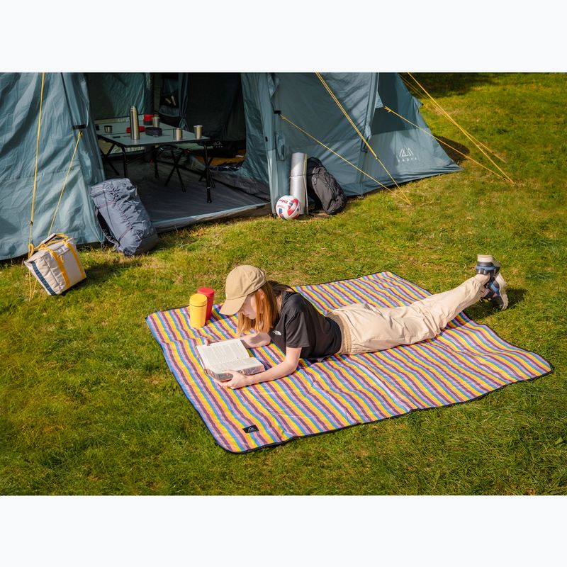 Klappbarer Campingtisch KADVA CAMPtable groß für 4-6 Personen grau 16