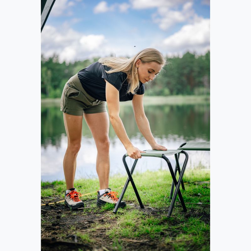 Klappbarer Campingtisch + Stühle KADVA CAMPtable Set für 4-6 Personen grau 6