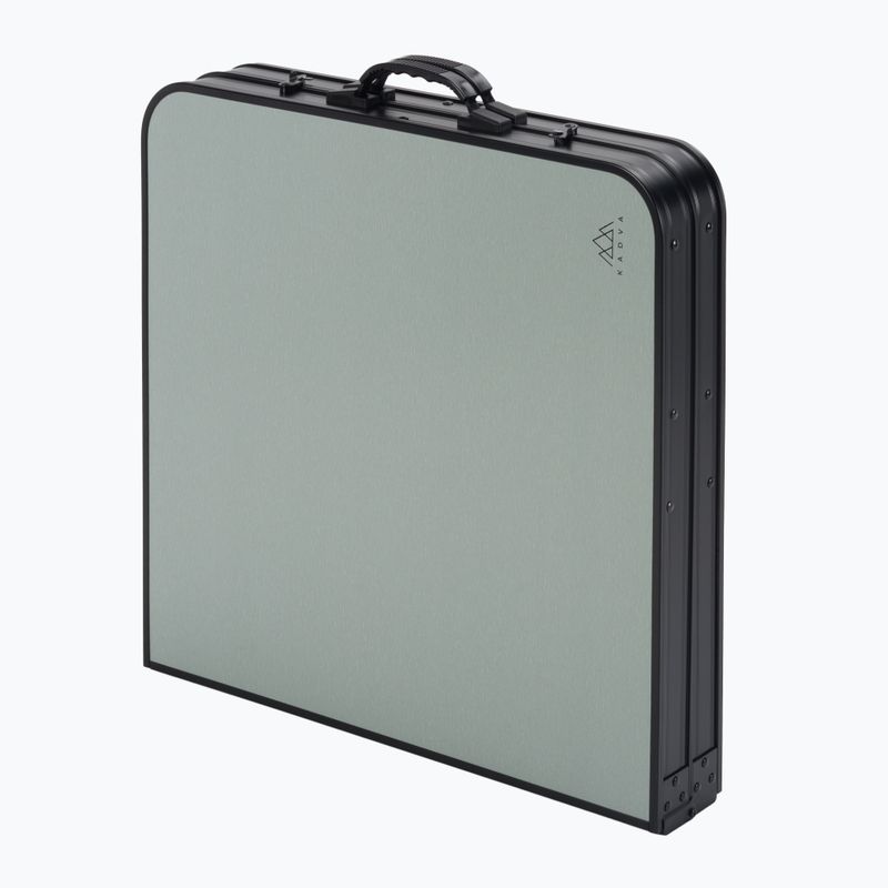 Klappbarer Campingtisch + Stühle KADVA CAMPtable Set für 4-6 Personen grau 18