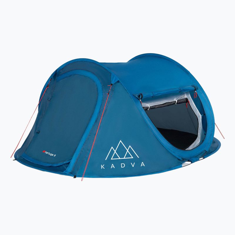 3-Personen Campingzelt KADVA Tartuga 3 blau