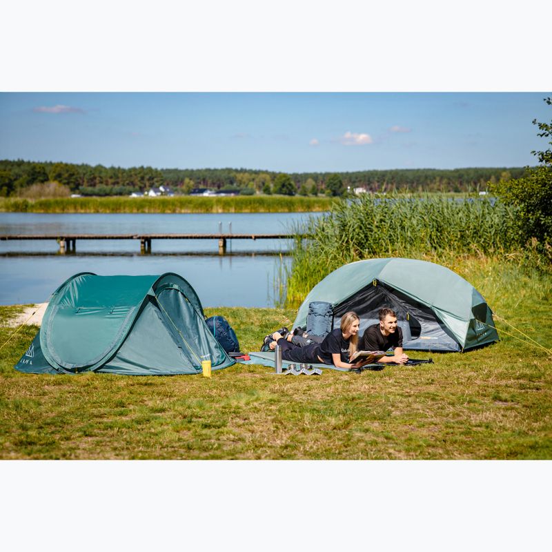 Ultraleichtes 2-Personen-Trekkingzelt KADVA EXPEDIT 2 PRO graugrün 5