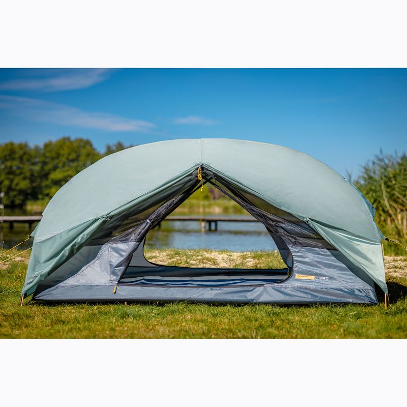 Ultraleichtes 2-Personen-Trekkingzelt KADVA EXPEDIT 2 PRO graugrün 6