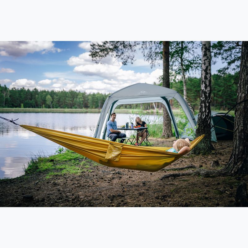 Reisehängematte KADVA Sailo Hammock ultraleicht gelb 2