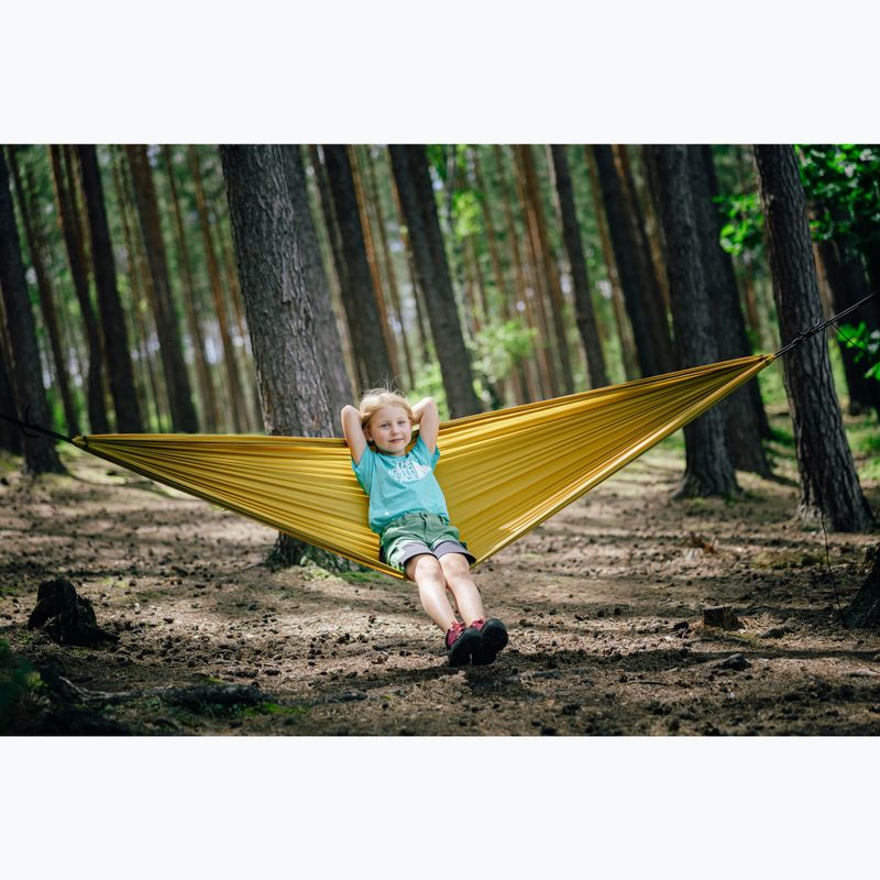 Reisehängematte KADVA Sailo Hammock ultraleicht gelb 3