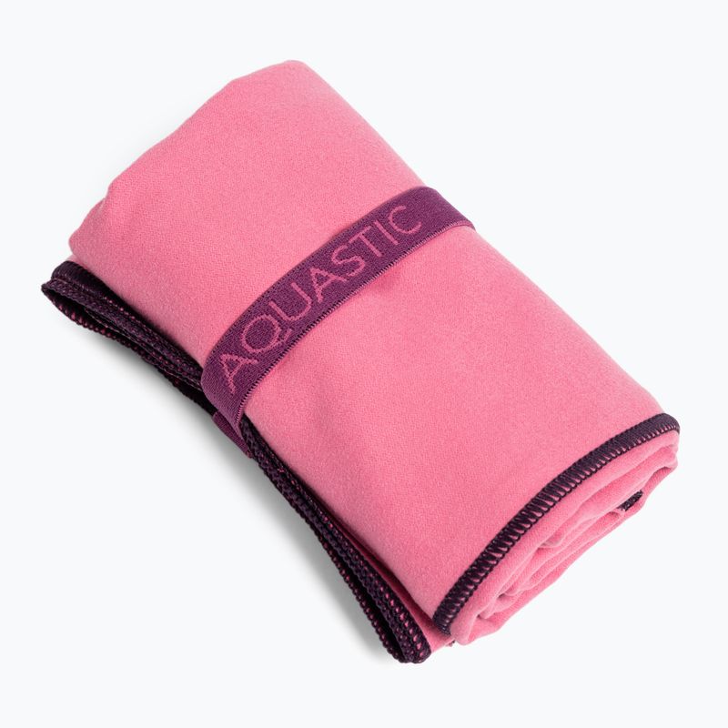 AQUASTIC Havlu M Schnelltrocknendes Handtuch rosa 7