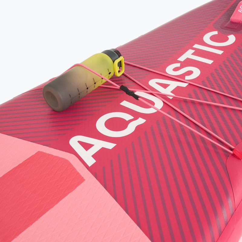 Set Paddleboard SUP aufblasbar AQUASTIC Perth 9'10" pink 11