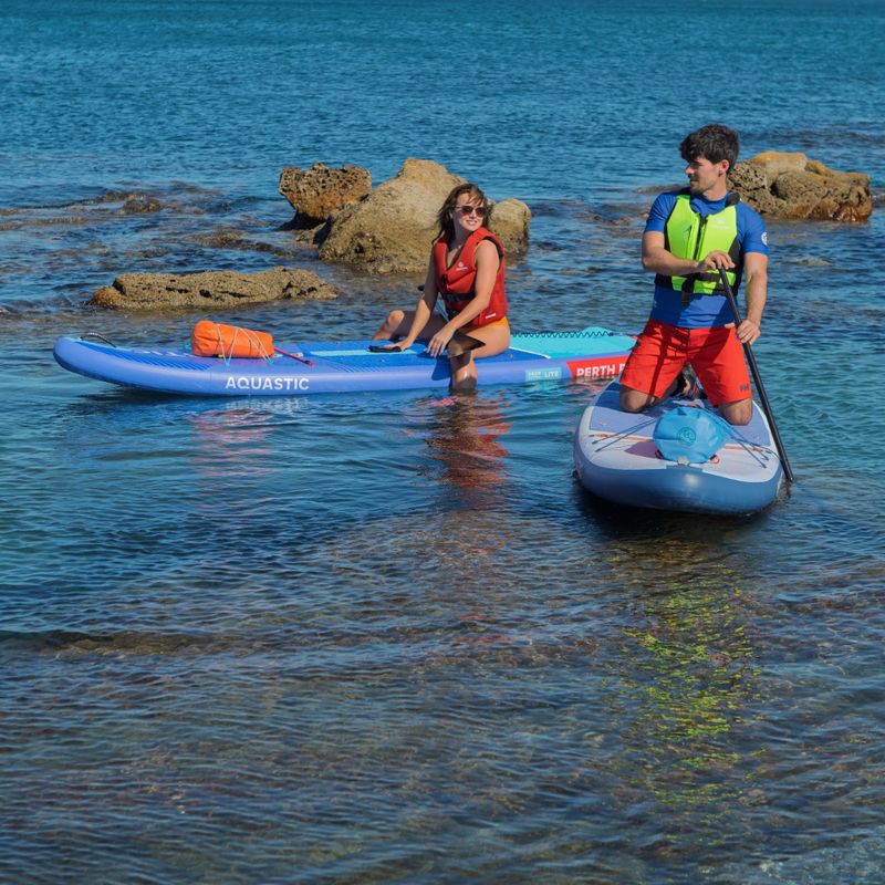 Board SUP AQUASTIC Perth Pro 11'2" Allround Weiß 22