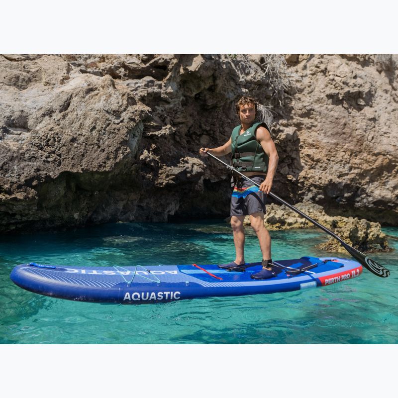 Board SUP AQUASTIC Perth Pro 11'2" Allround dunkelblau 24