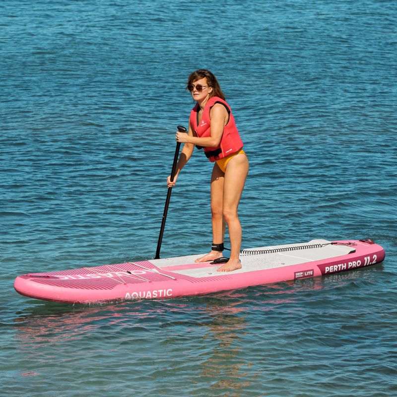 SUP-Board AQUASTIC Perth Pro 11'2" all-round pink 24