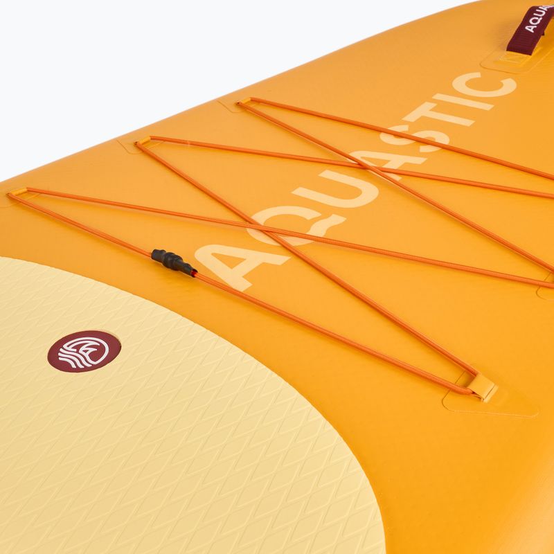 Set Paddleboard SUP aufblasbar AQUASTIC This 12'0" orange 7