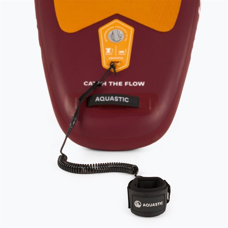 Set Paddleboard SUP aufblasbar AQUASTIC This 12'0" orange 10