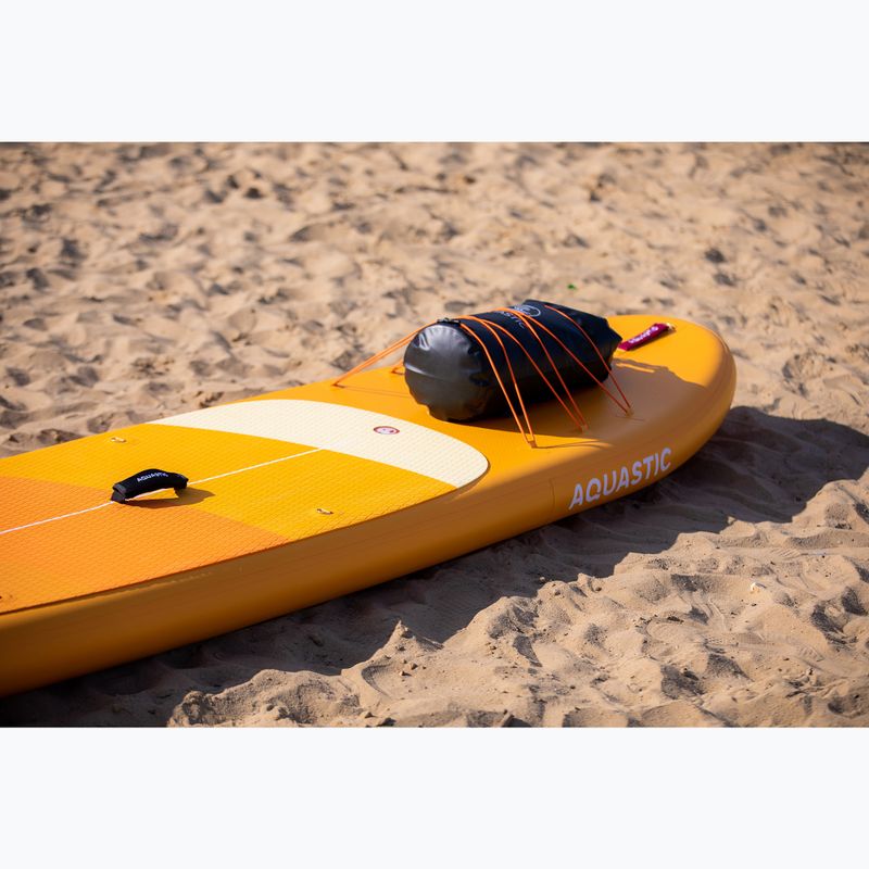 Set Paddleboard SUP aufblasbar AQUASTIC This 12'0" orange 24