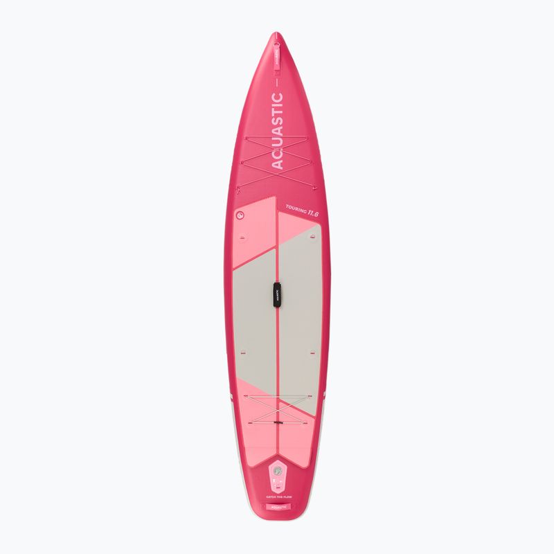 Set Board SUP aufblasbar AQUASTIC Touring 11'6" rosa 3