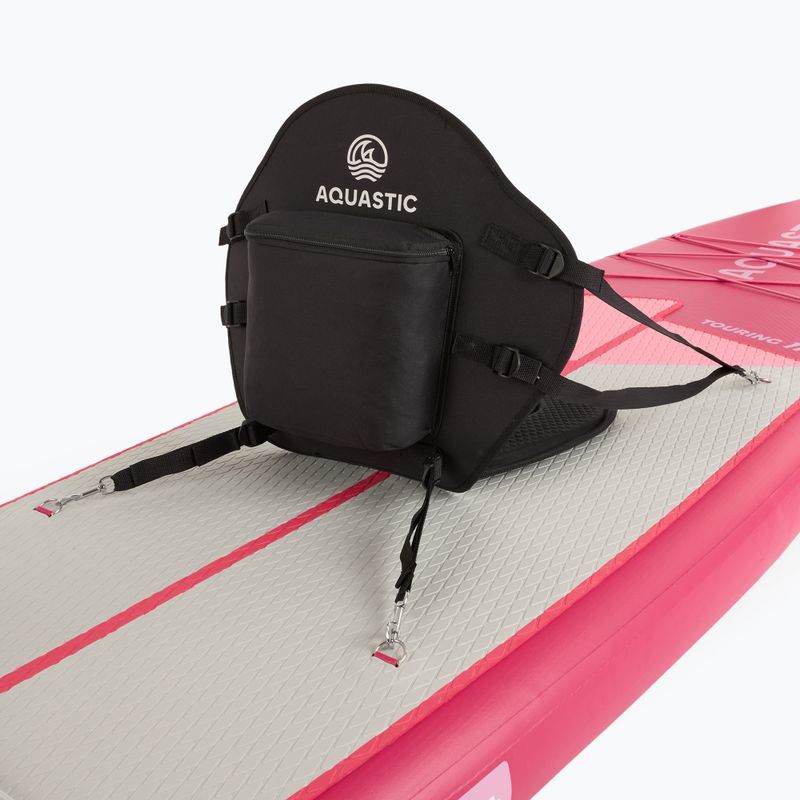 Set Board SUP aufblasbar AQUASTIC Touring 11'6" rosa 15