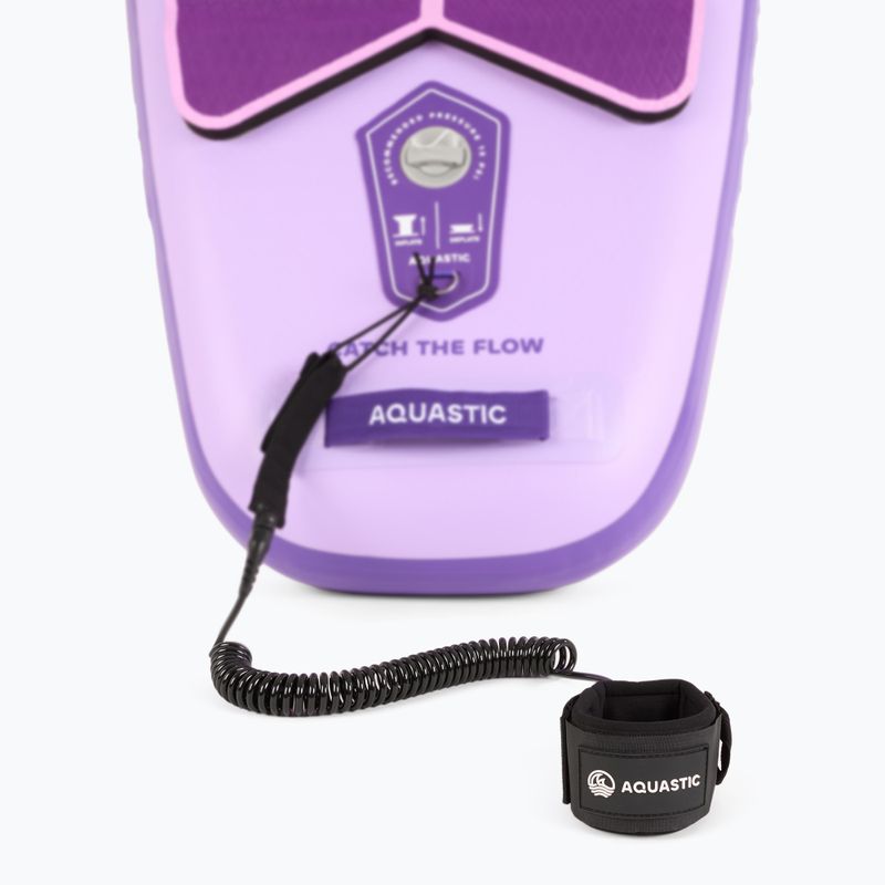Set Paddleboard SUP aufblasbar AQUASTIC Touring 11'6" purple 11