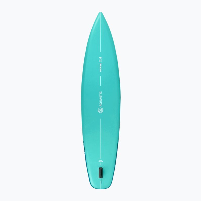 Set Board SUP aufblasbar AQUASTIC Touring 11'6" grün 4