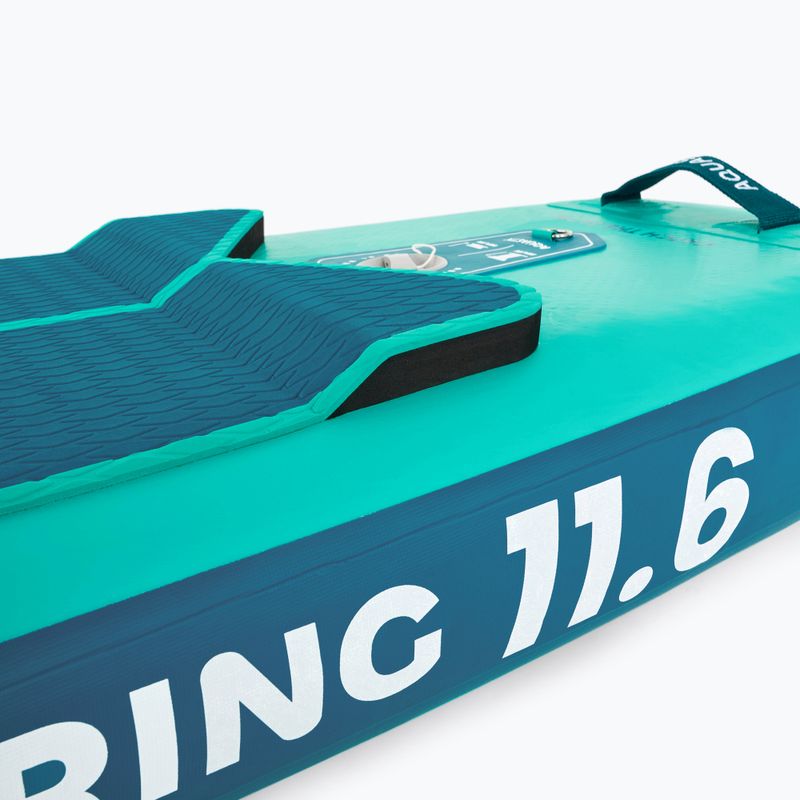 Set Board SUP aufblasbar AQUASTIC Touring 11'6" grün 11