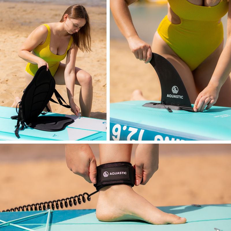 SUP AQUASTIC Touring Brett 12'6" grün 21
