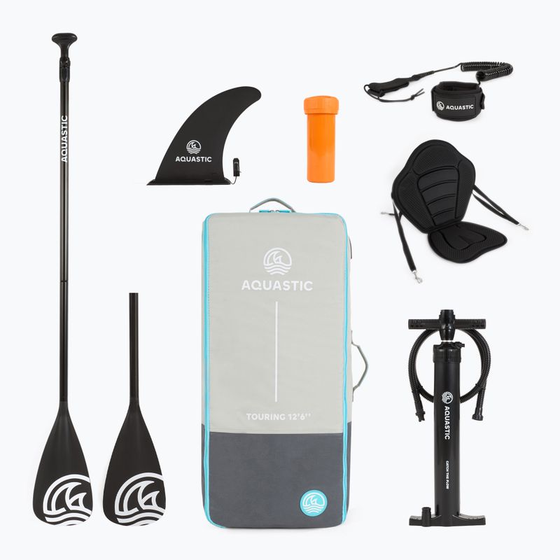 SUP AQUASTIC Touring Brett 12'6" dunkelblau 19