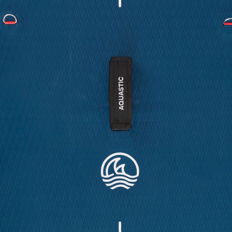 Set Paddleboard SUP aufblasbar AQUASTIC Touring Pro 14'0" dark blue 9