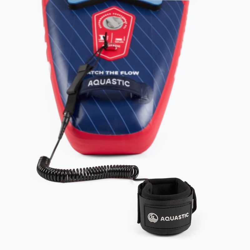 Set Paddleboard SUP aufblasbar AQUASTIC Touring Pro 14'0" dark blue 12