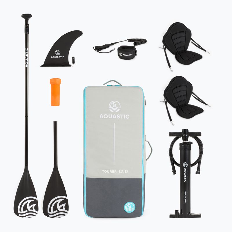 SUP AQUASTIC Tourer 12'0" Brett blau 18