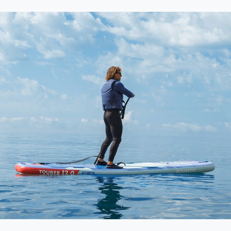 Set Paddleboard SUP aufblasbar AQUASTIC Tourer 12'0" 2-os blue 24