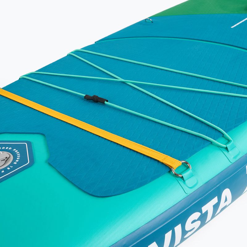 Set Paddleboard SUP aufblasbar AQUASTIC Vista 11'2" green 8