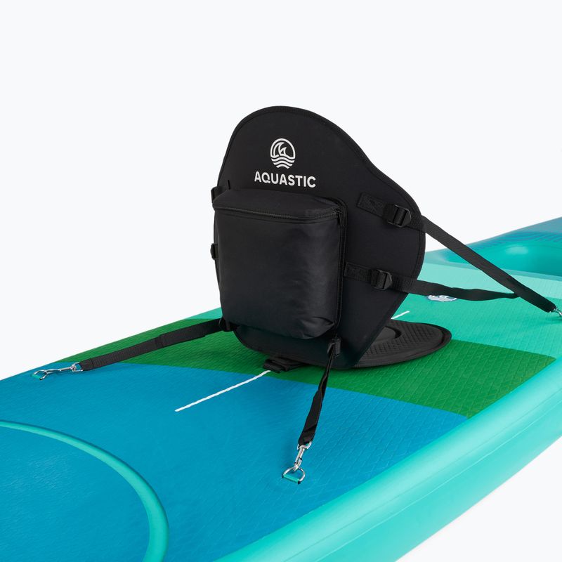 Set Paddleboard SUP aufblasbar AQUASTIC Vista 11'2" green 15