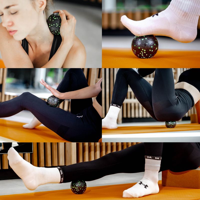 XTREXO TRX-MST030 kleines schwarz/gelbes Massageset 4