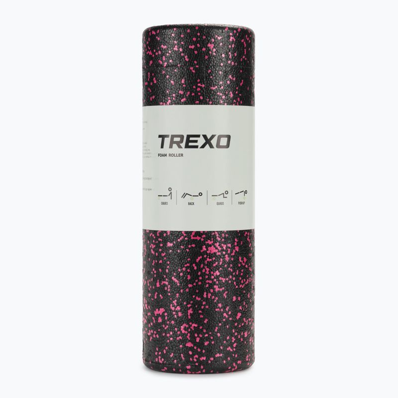 TREXO TRX-MSR045 Massagerolle 45 cm schwarz/rosa 5