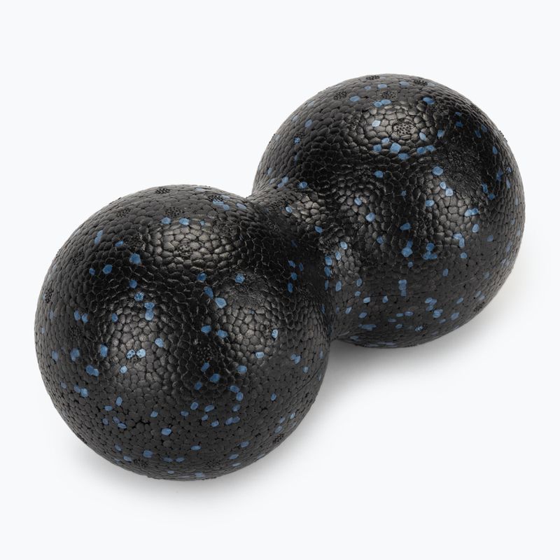XTREXO TRX-MSP012 Doppelmassageball 12 cm schwarz/blau
