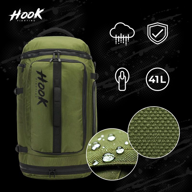 Rucksack HOOK FIGHTING Camp 2w1 Duffel Bag 41 l Grün 2