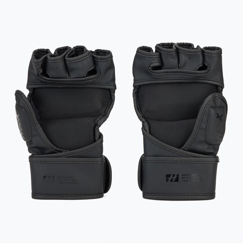 MMA-Handschuhe HOOK FIGHTING Ready To Fight schwarz 3