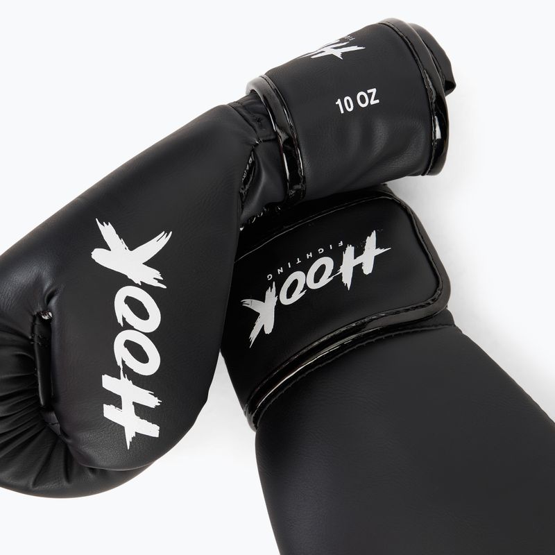 HOOK FIGHTING Ready To Spar Boxhandschuhe mit Handschutz schwarz 6