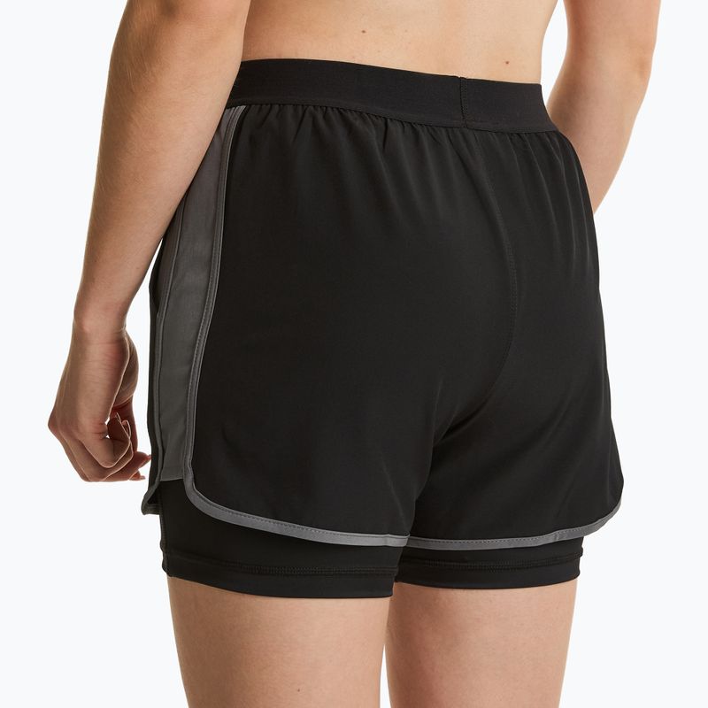 Damen-Trainingsshorts HOOK FIGHTING Base schwarz 2