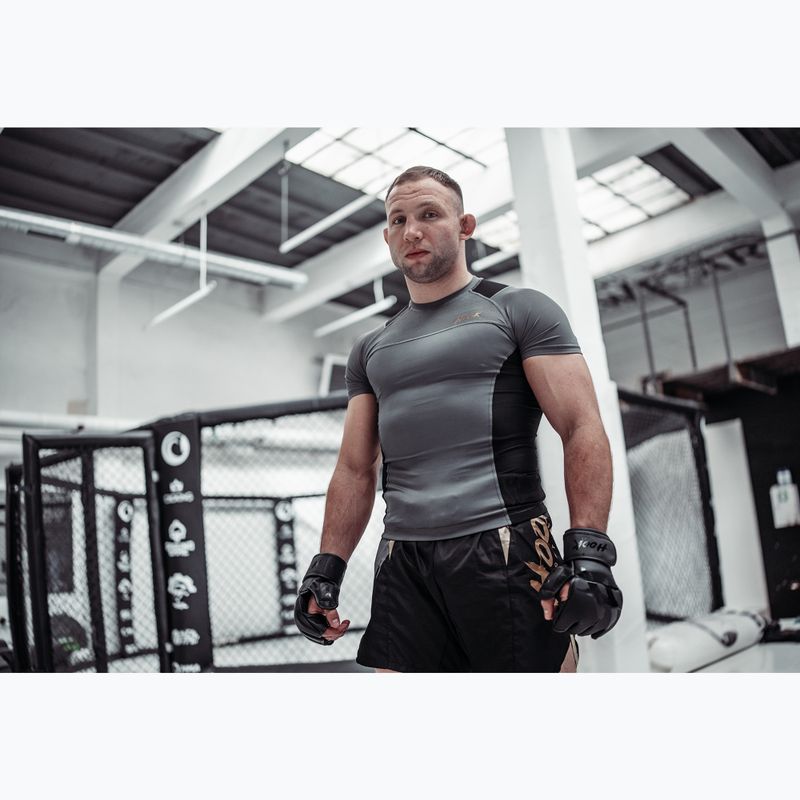 Rashguard Herren HOOK FIGHTING Base Schwarz