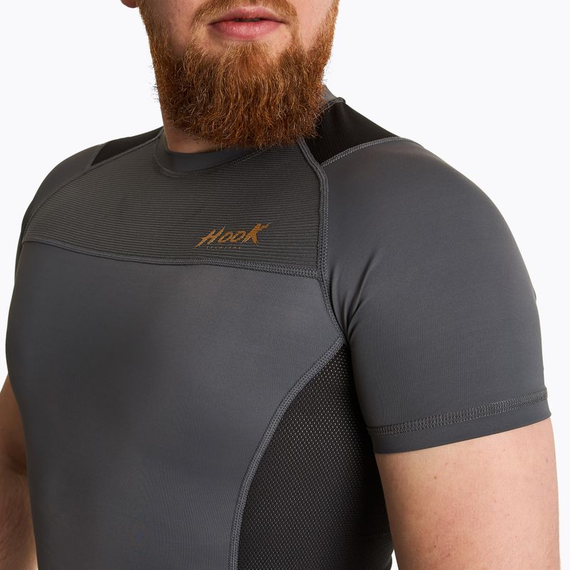 Herren Rashguard HOOK FIGHTING Base schwarz 5