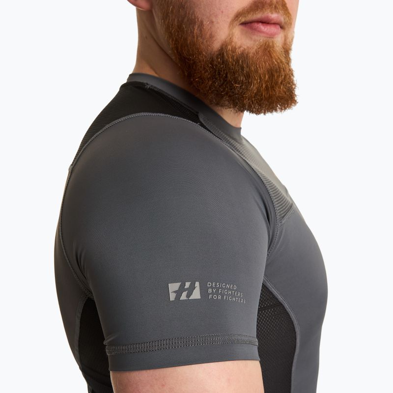 Herren Rashguard HOOK FIGHTING Base schwarz 7