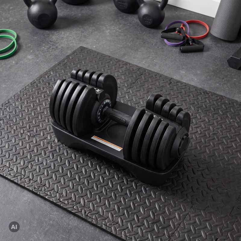 XTREXO verstellbare Kurzhantel TXO-B4W001 40 kg schwarz 7