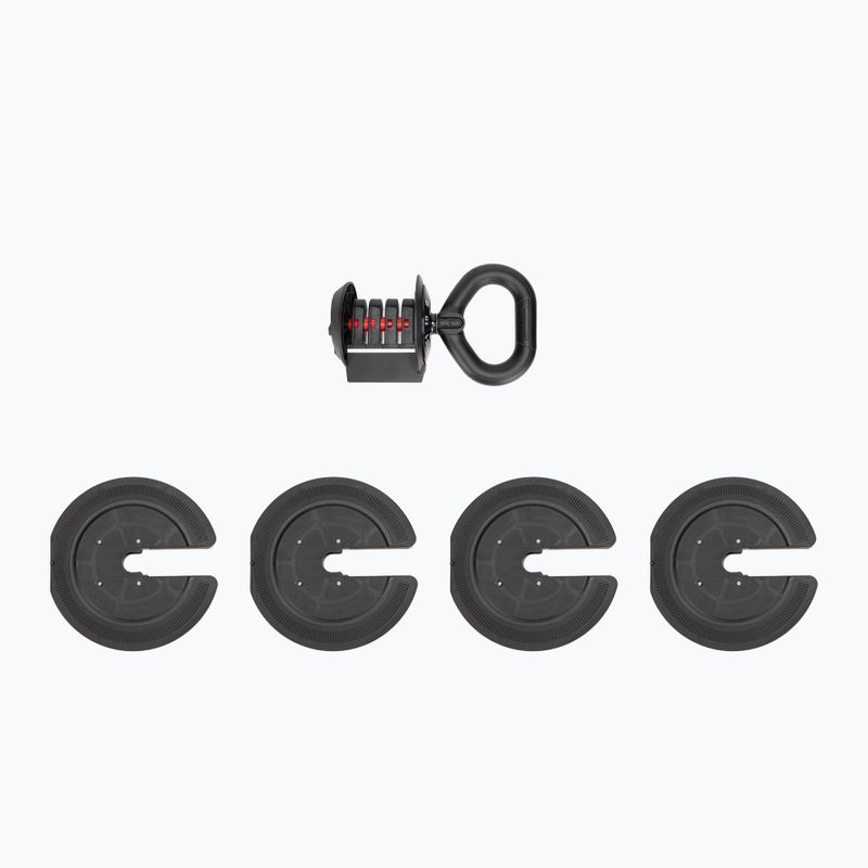 XTREXO TXO-B4W004 12kg verstellbare Kettlebell schwarz 13